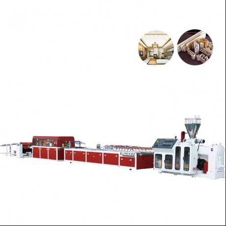 JWELL PVC Wood-Plastiki ya Kukusanya Bodi ya Mstari wa Uchimbaji wa Bodi